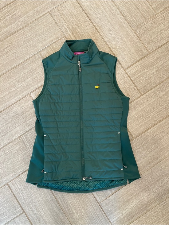 Magnolia Lane Jackets & Blazers - Masters Women’s Magnolia Lane Tech Olive Green Quilted Vest